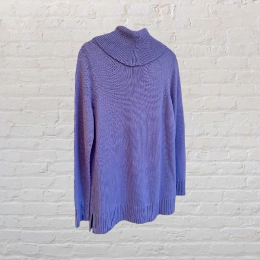 CROFT & BARROW, WOMENS, COWL NECK TUNIC IN LILAC COLOR. SIZE S